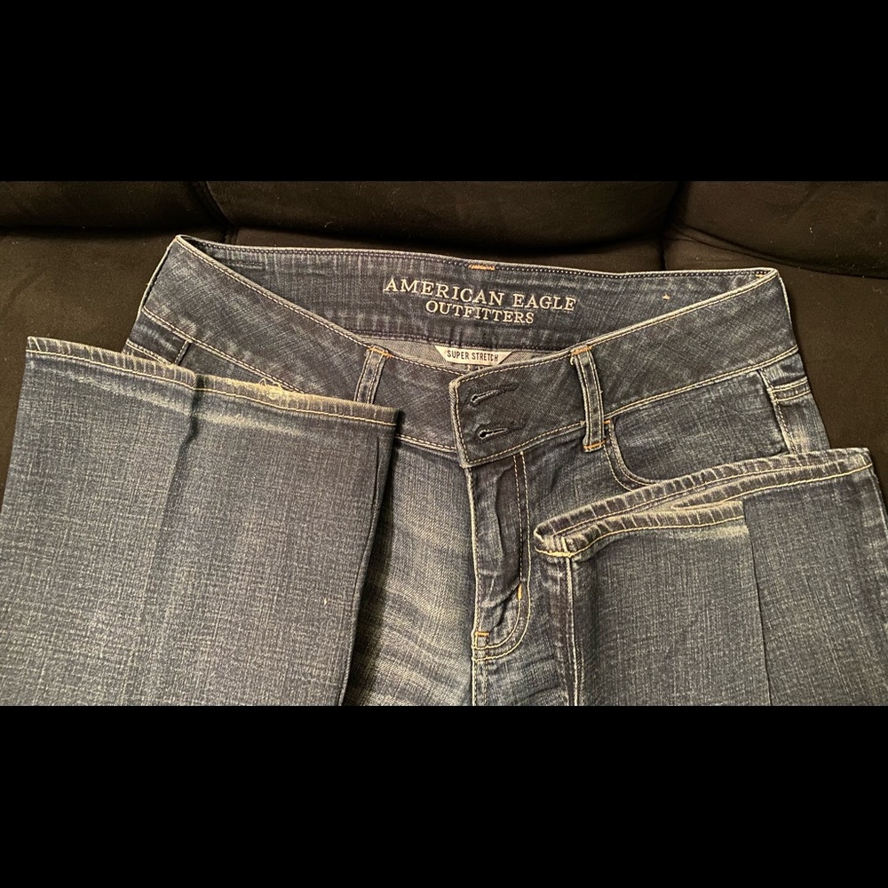 American eagle super stretch 10 regular jeans